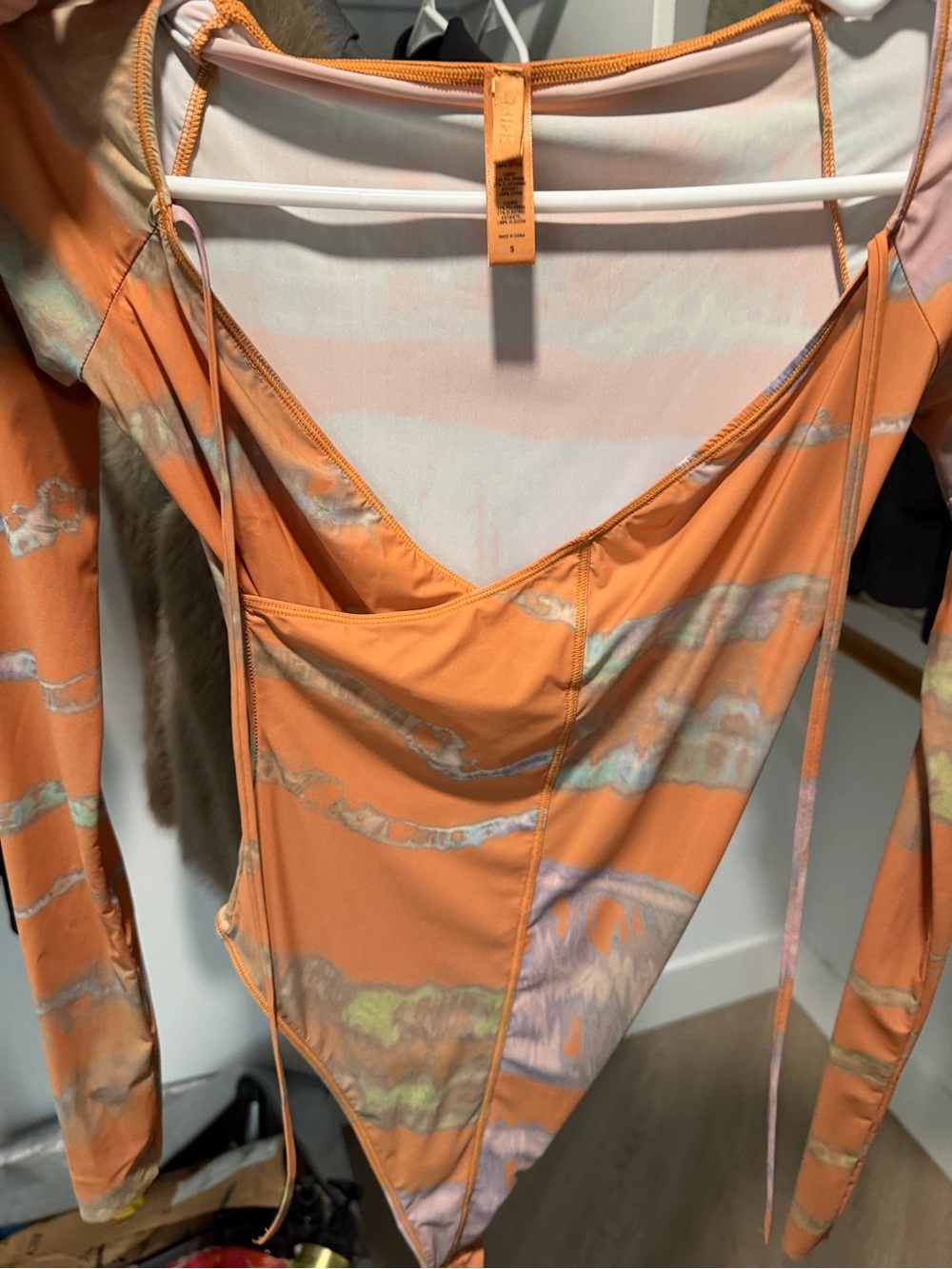 Skims Jelly Tie Dye Bodysuit
